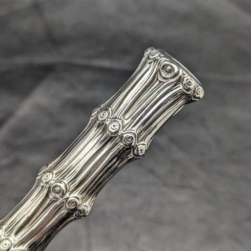 Around 1900 British antique silver plate fish server set